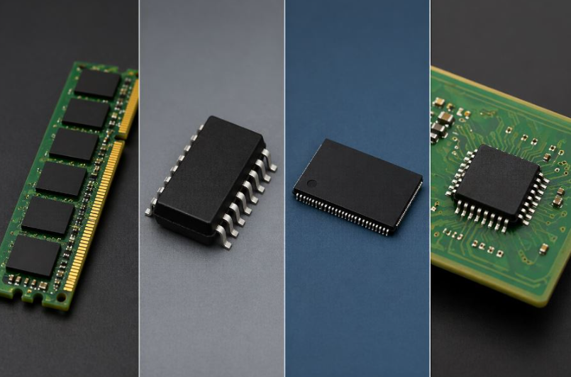 DRAM vs SRAM vs Flash vs NVRAM: Key Differences and Applications
